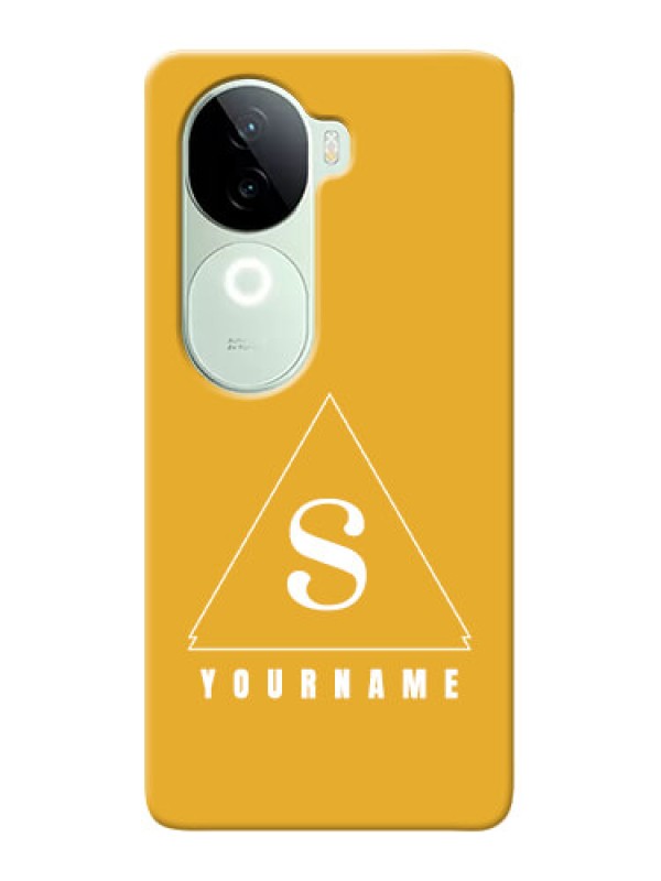 Custom iQOO Z9s 5G Personalized Phone Case with simple triangle Design