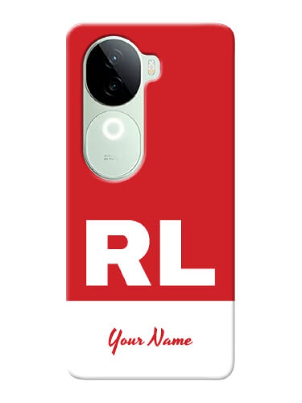 Custom iQOO Z9s 5G Personalized Phone Case with dual tone custom text Design