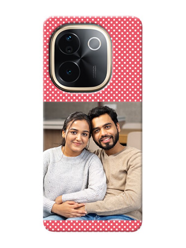 Custom iQOO Z9s Pro 5G Custom Mobile Case with White Dotted Design