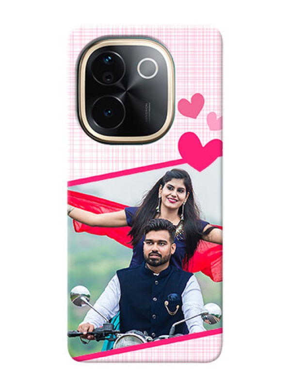 Custom iQOO Z9s Pro 5G Personalised Phone Cases: Love Shape Heart Design