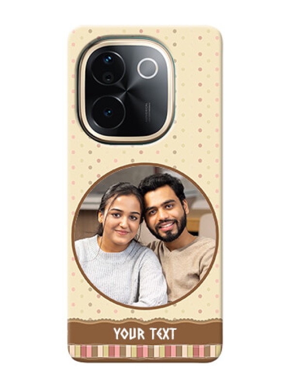 Custom iQOO Z9s Pro 5G Mobile Cases: Brown Dotted Mobile Case Design