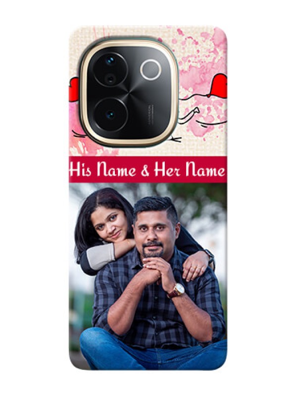 Custom iQOO Z9s Pro 5G phone back covers: You and Me Case Design