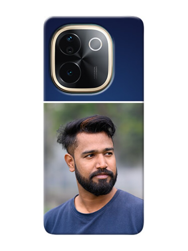 Custom iQOO Z9s Pro 5G Mobile Cases: Simple Royal Blue Design