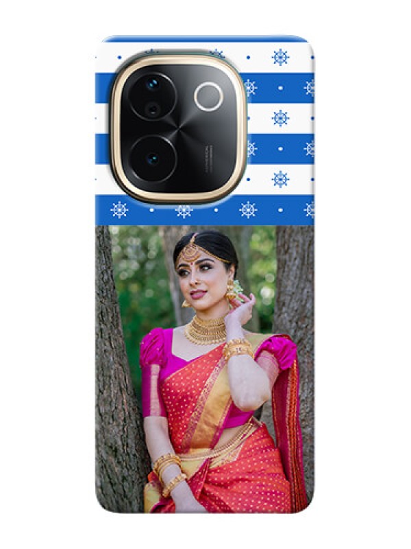 Custom iQOO Z9s Pro 5G custom mobile covers: Snow Pattern Design