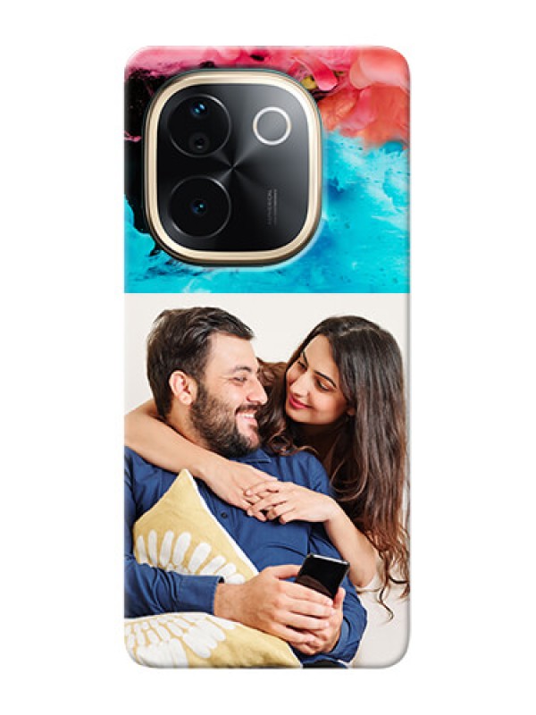 Custom iQOO Z9s Pro 5G Mobile Cases: Quote with Acrylic Painting Design