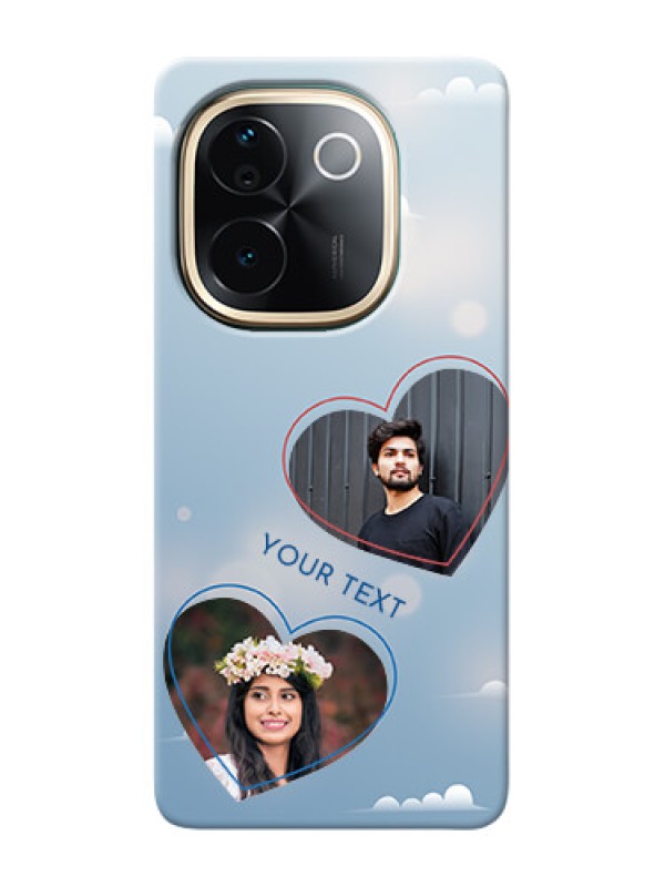 Custom iQOO Z9s Pro 5G Phone Cases: Blue Color Couple Design