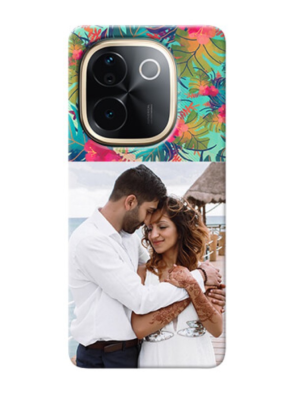 Custom iQOO Z9s Pro 5G Personalized Phone Cases: Watercolor Floral Design