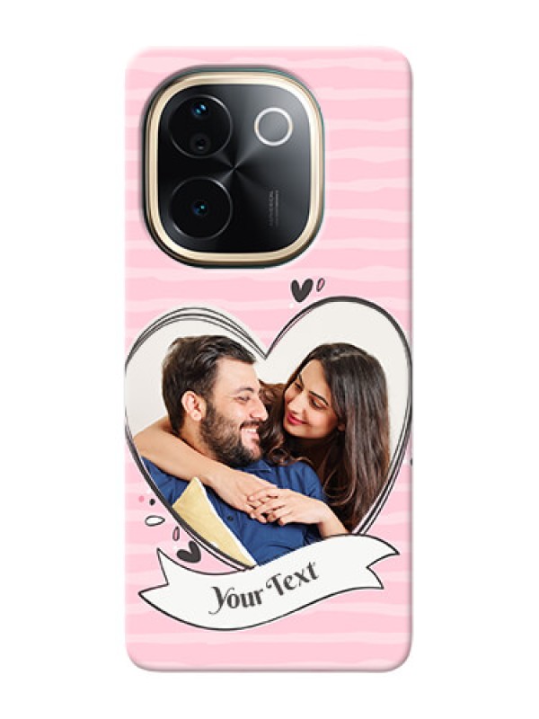 Custom iQOO Z9s Pro 5G custom mobile phone covers: Vintage Heart Design