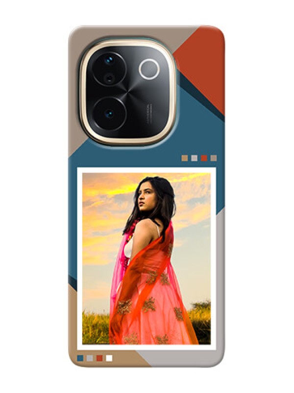 Custom iQOO Z9s Pro 5G Personalized Phone Case with Retro color pallet Design