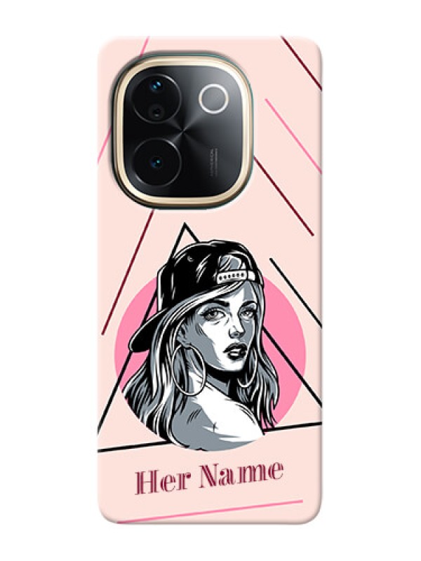 Custom iQOO Z9s Pro 5G Personalized Phone Case with Rockstar Girl Design