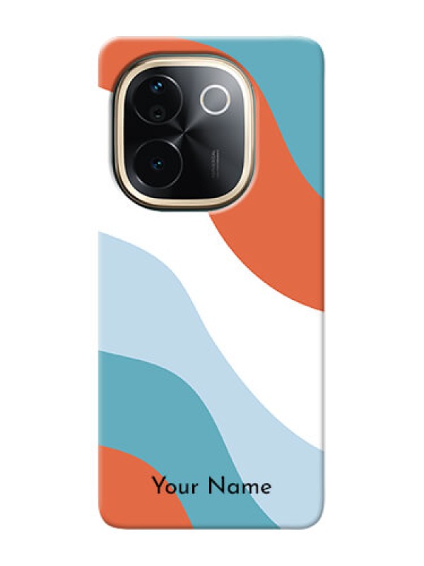 Custom iQOO Z9s Pro 5G Custom Mobile Case with coloured Waves Design