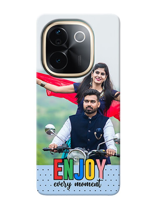 Custom iQOO Z9s Pro 5G Photo Printing on Case with Enjoy Every Moment Design