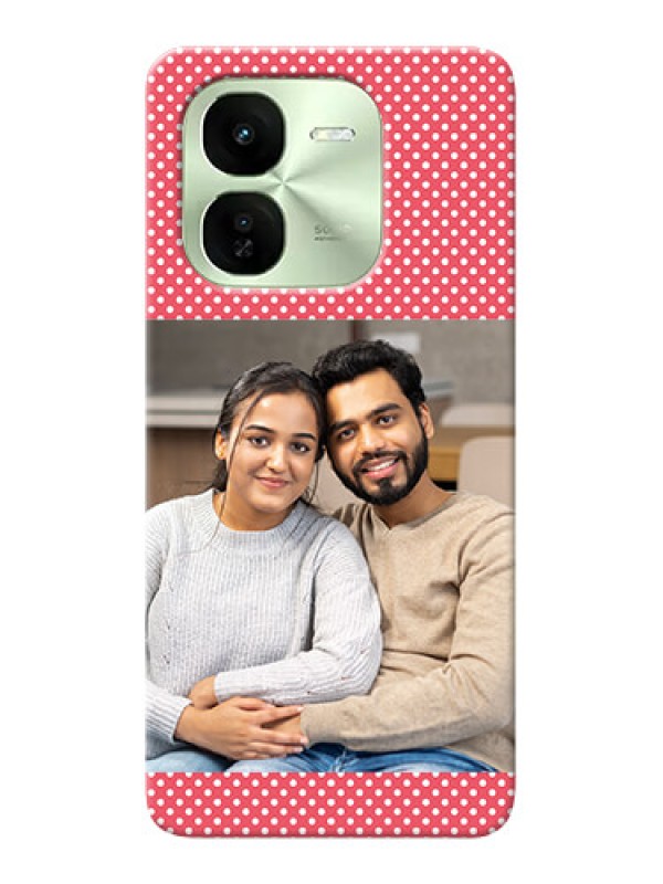 Custom iQOO Z9X 5G Custom Mobile Case with White Dotted Design