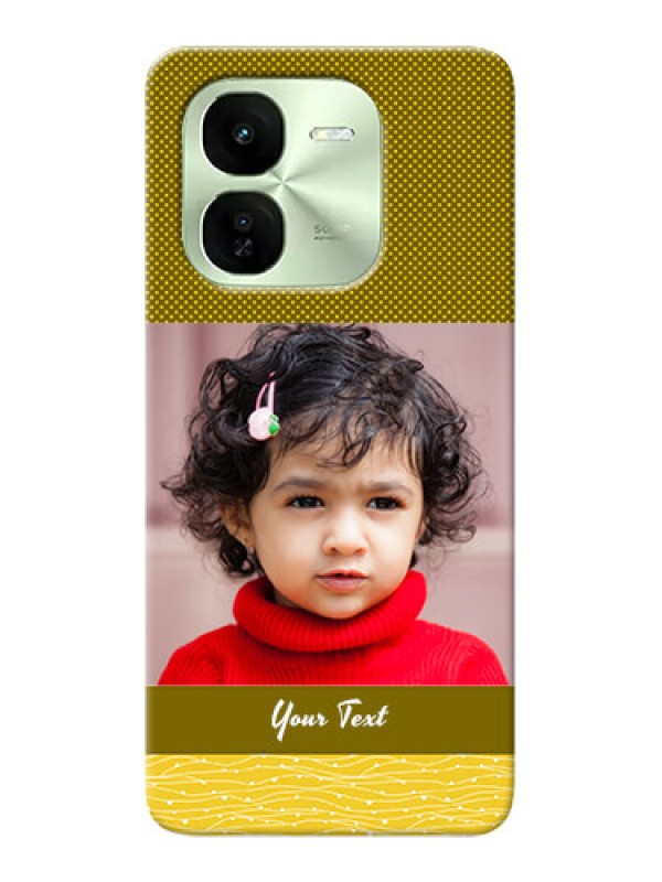 Custom iQOO Z9X 5G custom mobile back covers: Simple Green Color Design