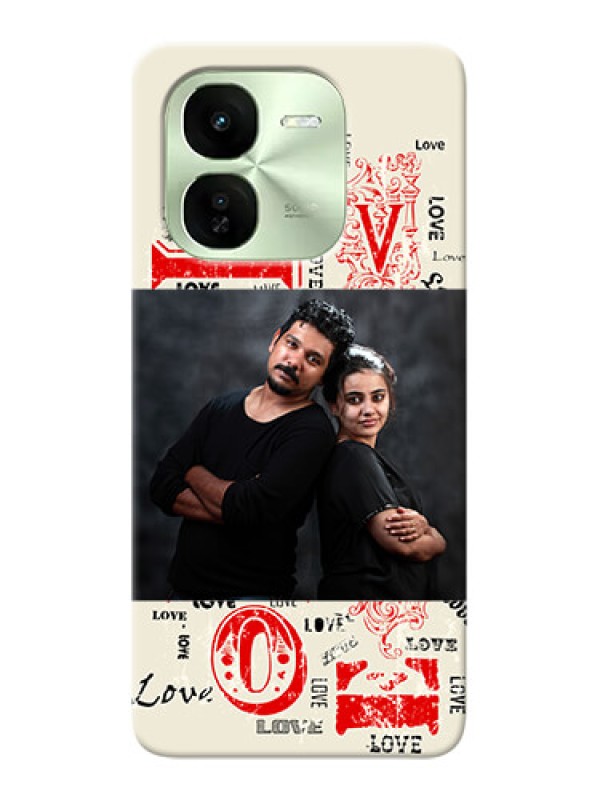 Custom iQOO Z9X 5G mobile cases online: Trendy Love Design Case