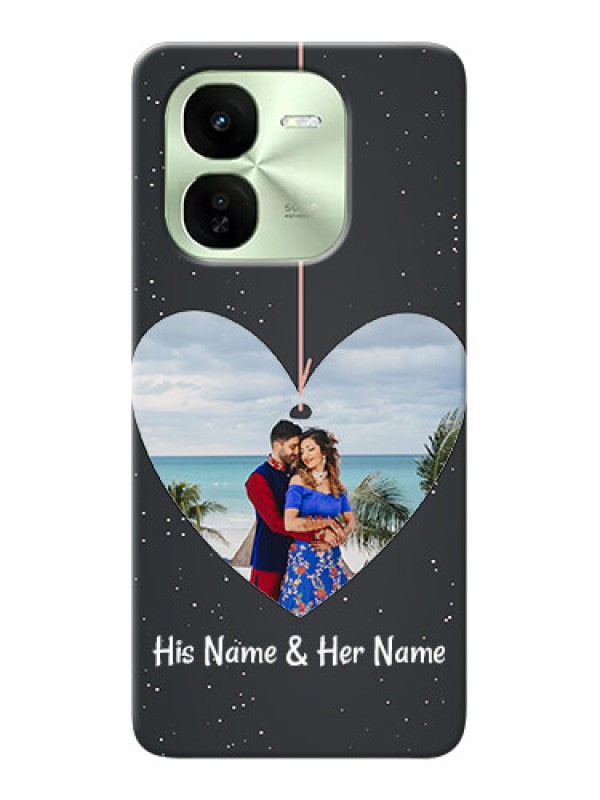 Custom iQOO Z9X 5G custom phone cases: Hanging Heart Design