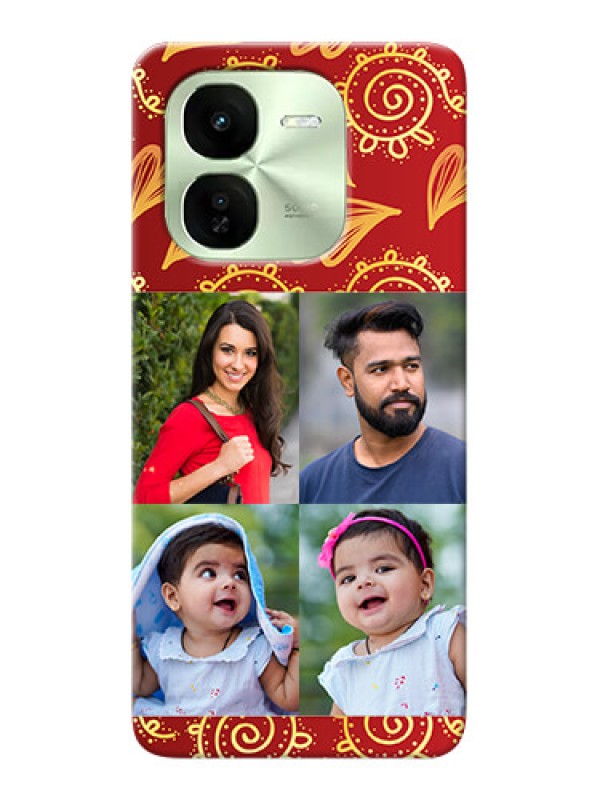 Custom iQOO Z9X 5G Mobile Phone Cases: 4 Image Traditional Design