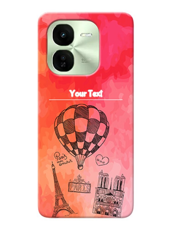 Custom iQOO Z9X 5G Personalized Mobile Covers: Paris Theme Design