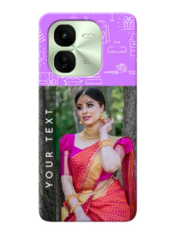 Custom iQOO Z9X 5G Personalized Phone Cases: Birthday Icons Design