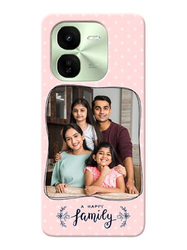 Custom iQOO Z9X 5G Personalized Phone Cases: Family with Dots Design