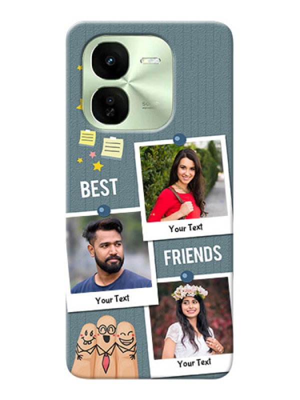 Custom iQOO Z9X 5G Mobile Cases: Sticky Frames and Friendship Design