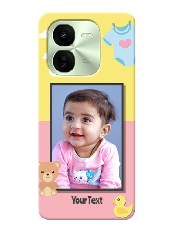 Custom iQOO Z9X 5G Back Covers: Kids 2 Color Design
