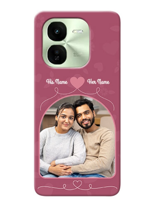 Custom iQOO Z9X 5G mobile phone covers: Love Floral Design