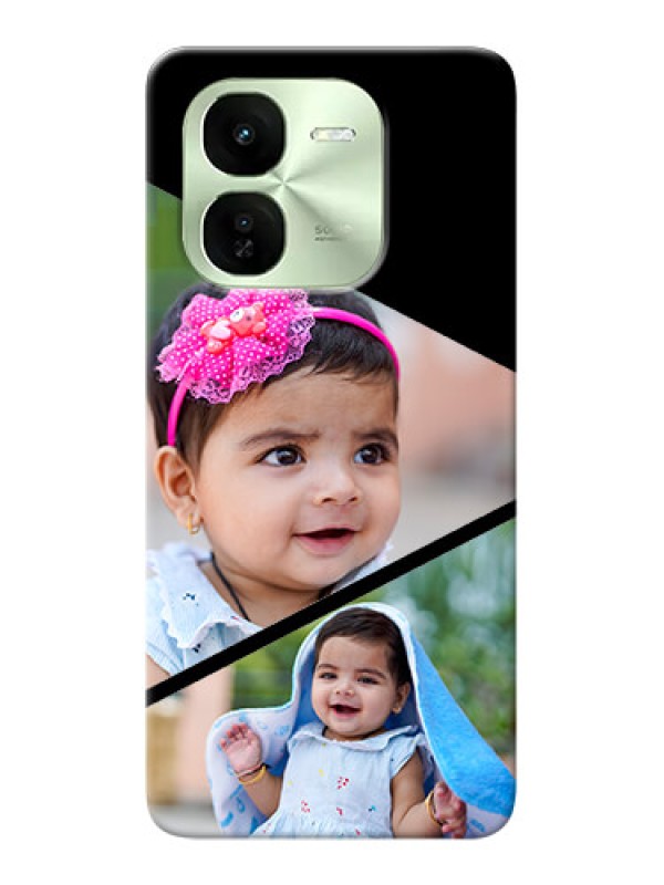 Custom iQOO Z9X 5G mobile back covers online: Semi Cut Design