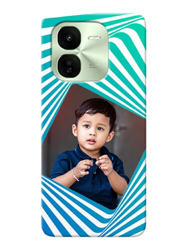 Custom iQOO Z9X 5G Personalised Mobile Covers: Abstract Spiral Design