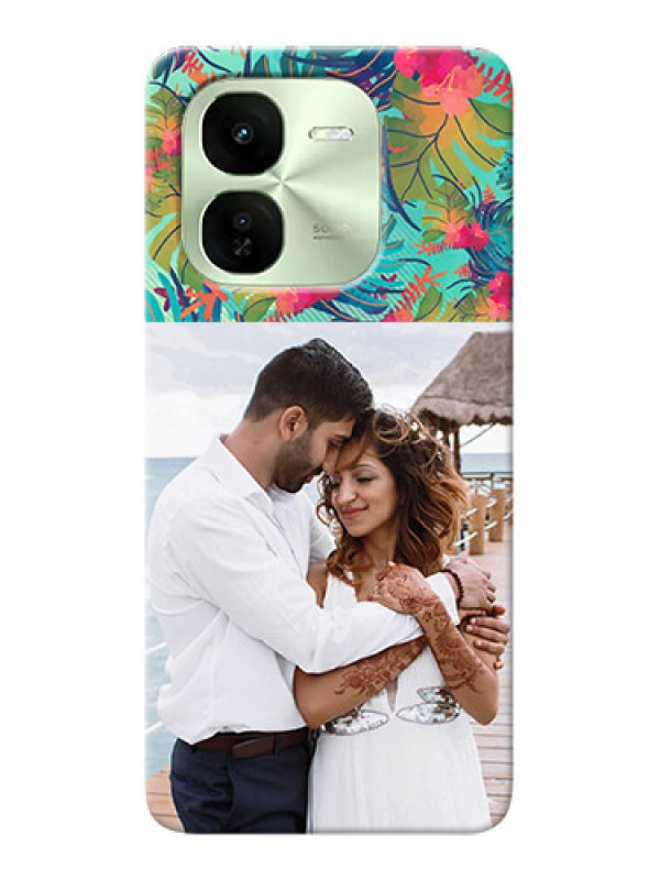 Custom iQOO Z9X 5G Personalized Phone Cases: Watercolor Floral Design