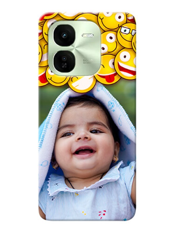 Custom iQOO Z9X 5G Custom Phone Cases with Smiley Emoji Design