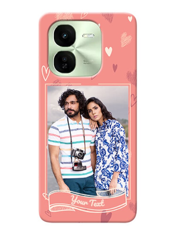 Custom iQOO Z9X 5G custom mobile phone cases: love doodle art Design