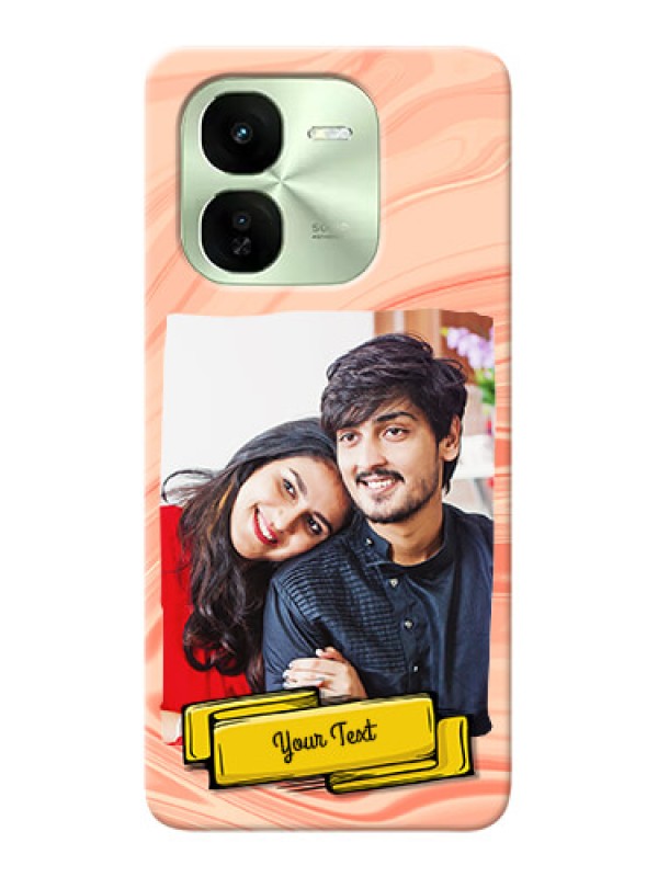 Custom iQOO Z9X 5G Customized Phone Cases: Marble Texture Design