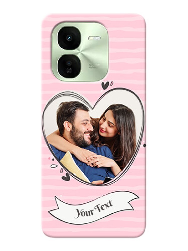 Custom iQOO Z9X 5G custom mobile phone covers: Vintage Heart Design