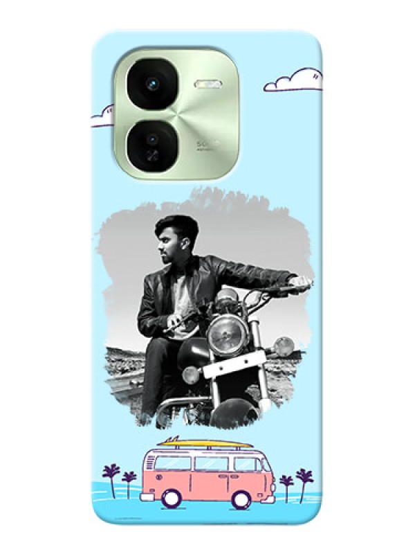 Custom iQOO Z9X 5G Mobile Covers Online: Travel And Adventure Design