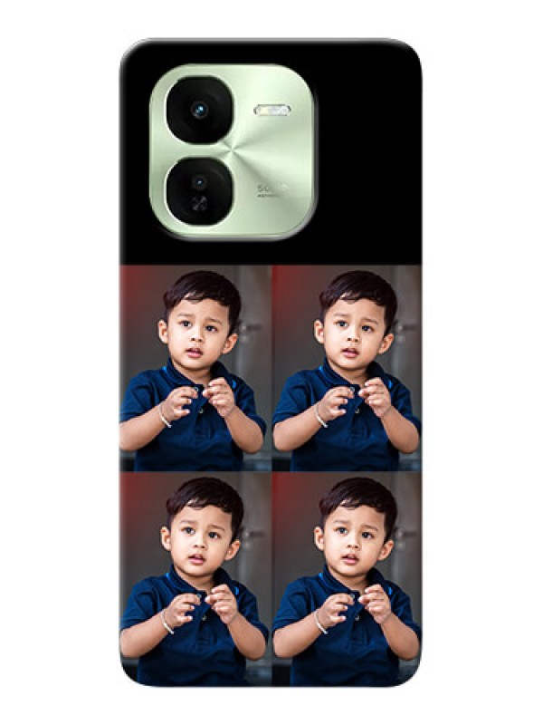 Custom iQOO Z9X 5G 4 Image Holder on Mobile Cover