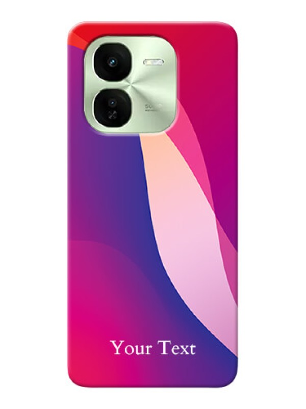 Custom iQOO Z9X 5G Personalized Phone Case with Digital abstract Overlap Design