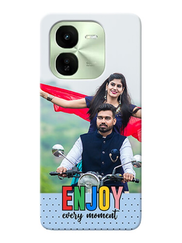 Custom iQOO Z9X 5G Photo Printing on Case with Enjoy Every Moment Design