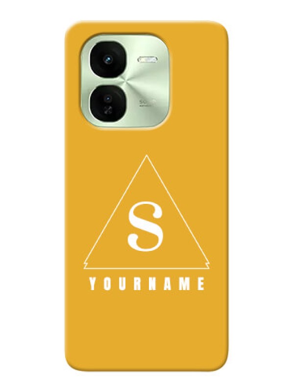 Custom iQOO Z9X 5G Personalized Phone Case with simple triangle Design