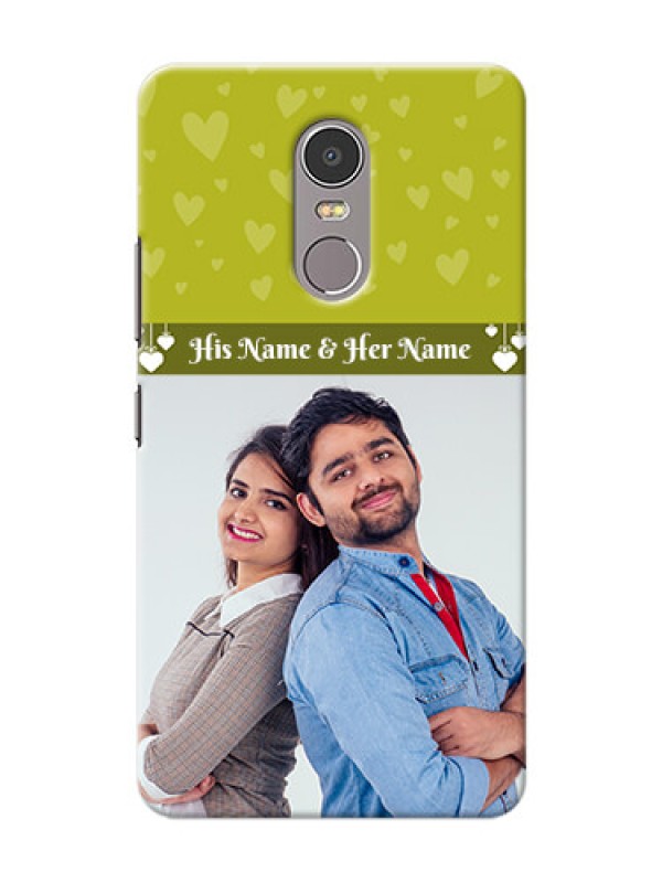 Custom Lenovo K6 Note you and me design with hanging hearts Design
