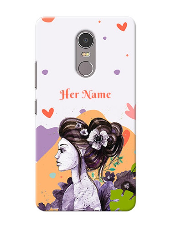 Custom Lenovo K6 Note Custom Mobile Case with Woman And Nature Design
