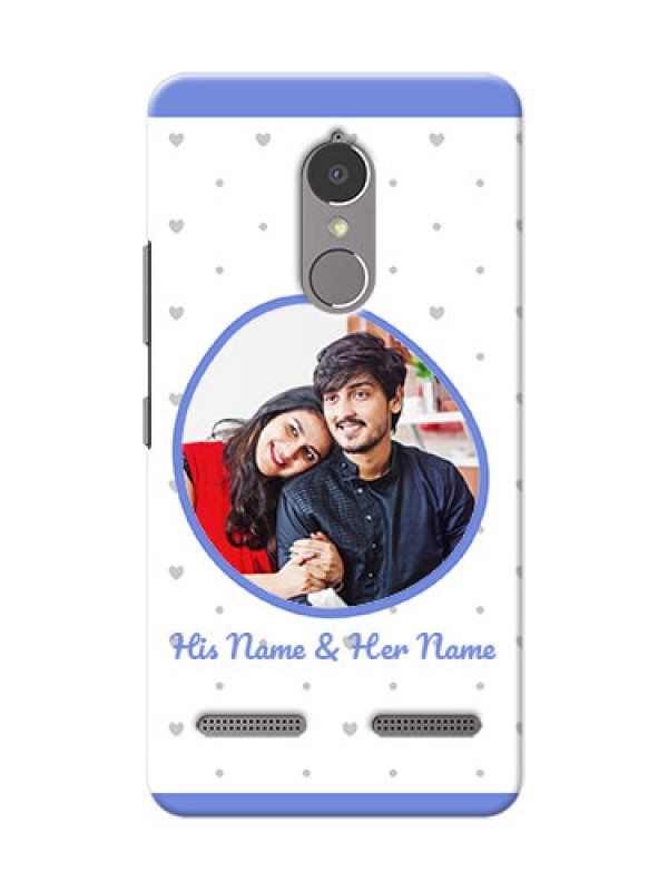 Custom Lenovo Vibe K6 Power Simple Blue Colour Mobile Case Design