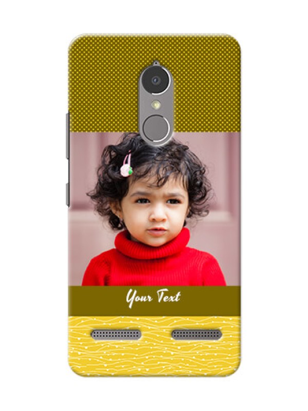 Custom Lenovo Vibe K6 Power Simple Green Colour Mobile Case Design