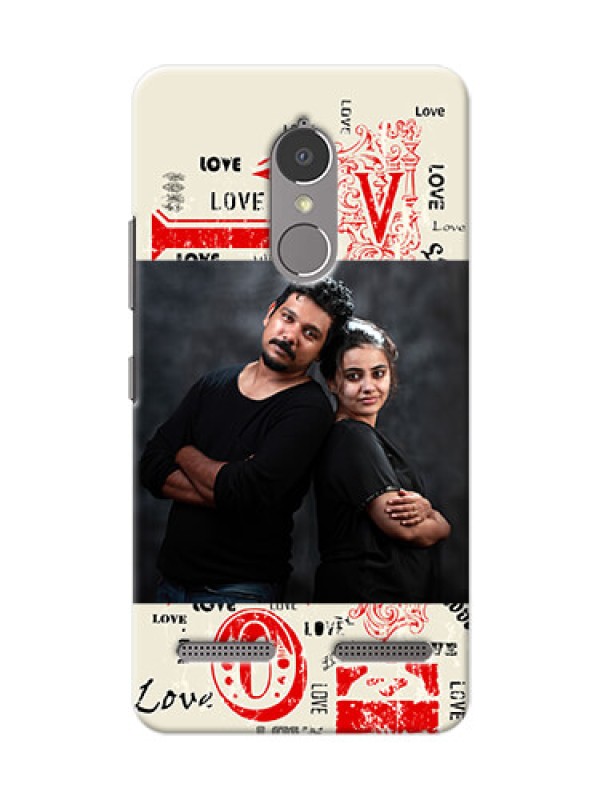 Custom Lenovo Vibe K6 Power Lovers Picture Upload Mobile Case Design