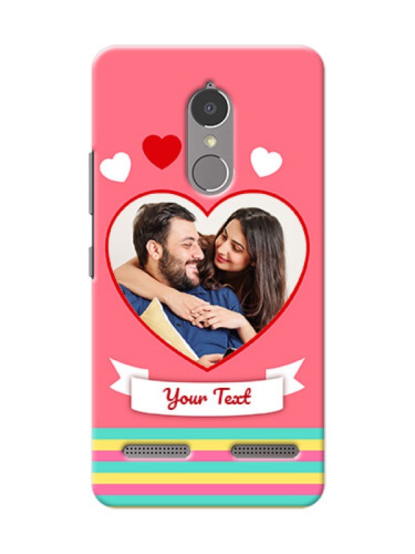 Custom Lenovo Vibe K6 Power I Love You Mobile Cover Design