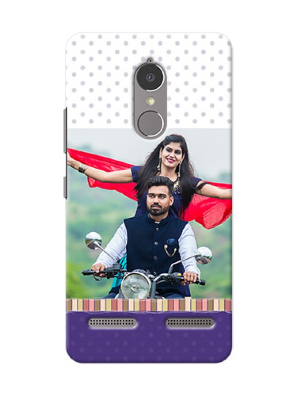 Custom Lenovo Vibe K6 Power Cute Purple Pattern Mobile Cover Design