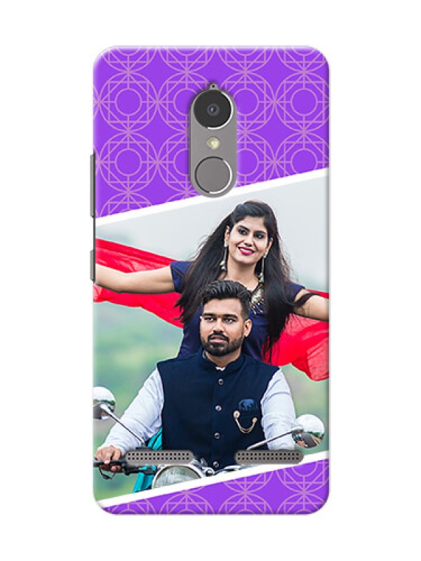 Custom Lenovo Vibe K6 Power Violet Pattern Mobile Case Design