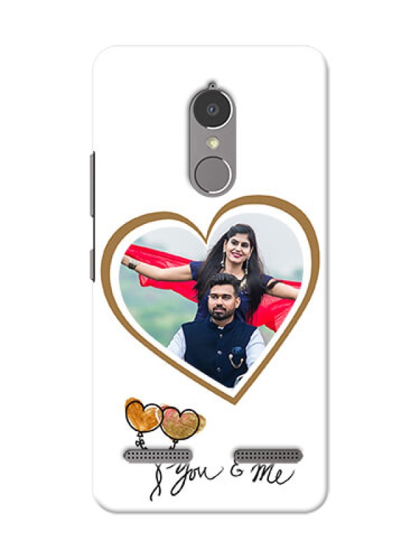 Custom Lenovo Vibe K6 Power You And Me Mobile Back Case Design