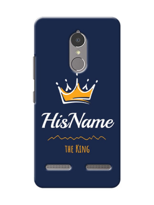 Custom Lenovo K6 Power King Phone Case with Name