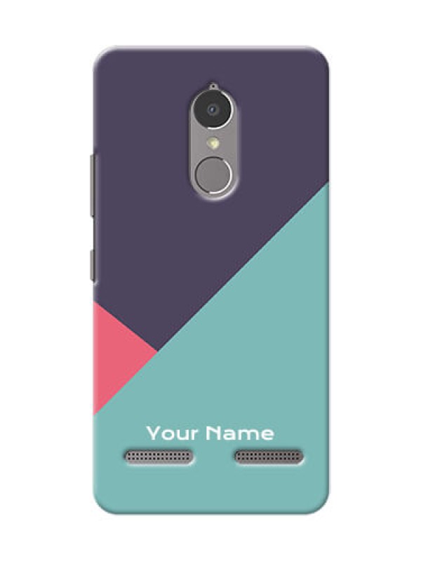Custom Lenovo K6 Power Custom Phone Cases: Tri Color abstract Design